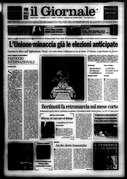 Il giornale : quotidiano del mattino